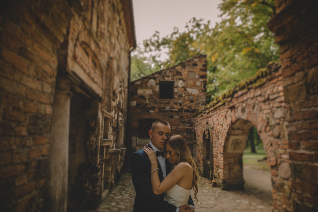 Fotografia ślubna sesja w Nieborowie